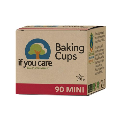 If You Care Mini Baking Cups - FSC Certified, Eco-Friendly, 90 Count Pack
