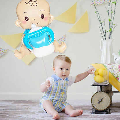 Skiennix Baby Balloon Set - Large 20" x 31" Thickened Foil Balloons for Weddings & Birthdays