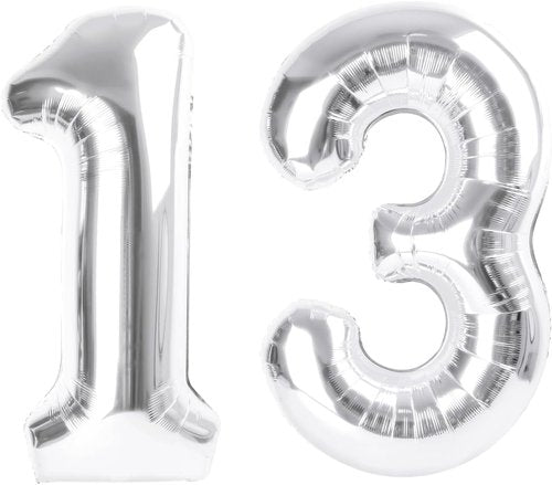 40 Inch Silver Number Balloon by [Brand Name] - Happy Birthday Decoration for All Ages | Perfect for Weddings & Anniversaries