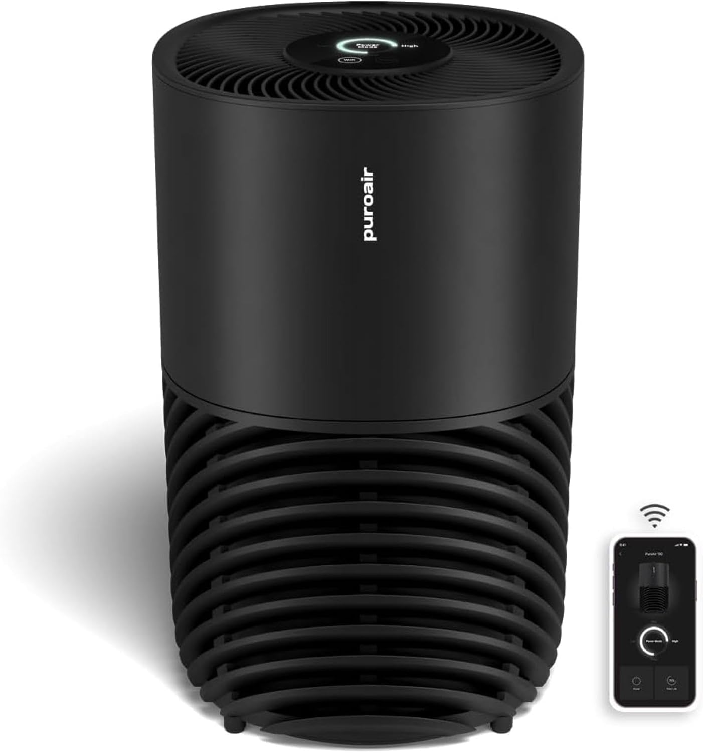 PuroAir 130 HEPA Air Purifier for Home & Pets - Filters 99.9% of Pollutants | Covers 600 Sq Ft