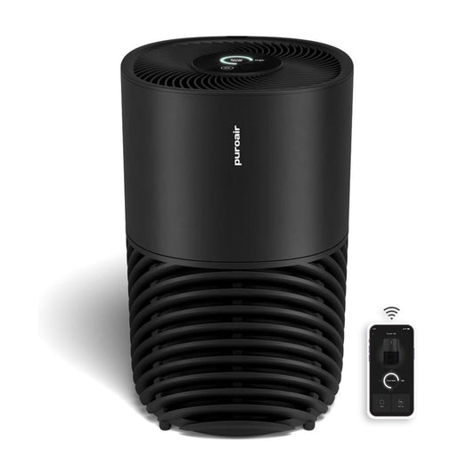 PuroAir 130 HEPA Air Purifiers for Home Pets - Covers Up To 600 Sq Ft - Filters Up To 99.9% of Pollutants, Smoke, Pollen, Dust - Quiet HEPA Air Filter - Air Purifiers for Bedroom