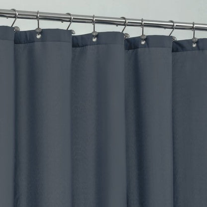 ALYVIA SPRING Extra Long Fabric Shower Curtain Liner Waterproof - 72" x 84", Soft & Lightweight XL Shower Curtain with 3 Magnets, Machine Washable - 72x84, Stone Blue