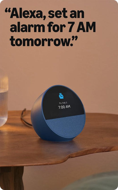 Echo Spot with Legrand Radiant Smart Plug
