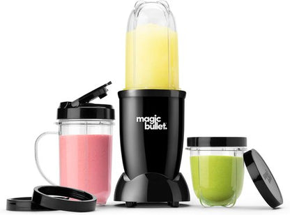 Magic Bullet Blender - 11 Piece Set | Compact Black Kitchen Essential for Smoothies & More
