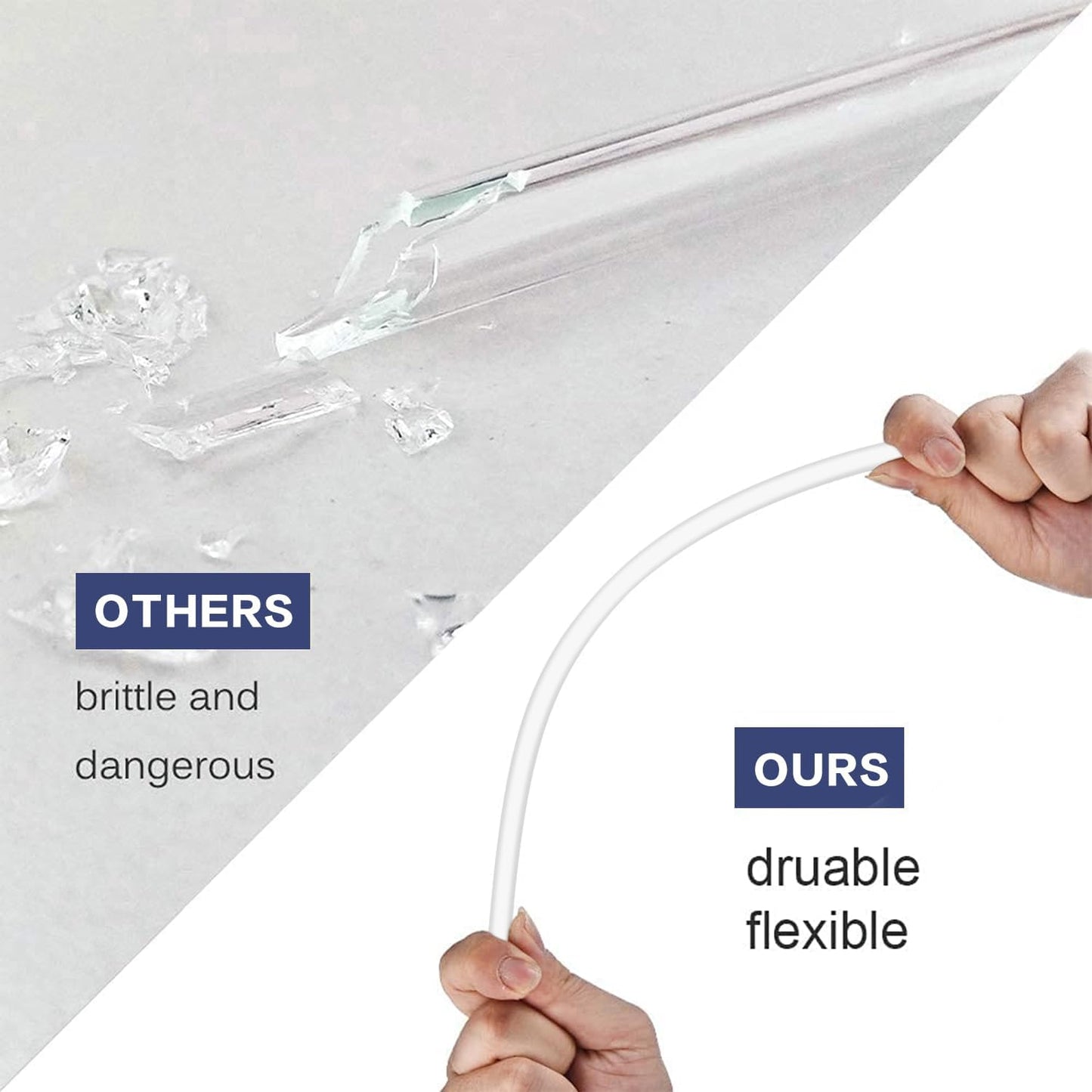 Stanley Replacement Straw Set - 6 Straws with Cleaning Brush & 4 Color Leak-Proof Plugs | Fits 40 oz & 30 oz Tumblers