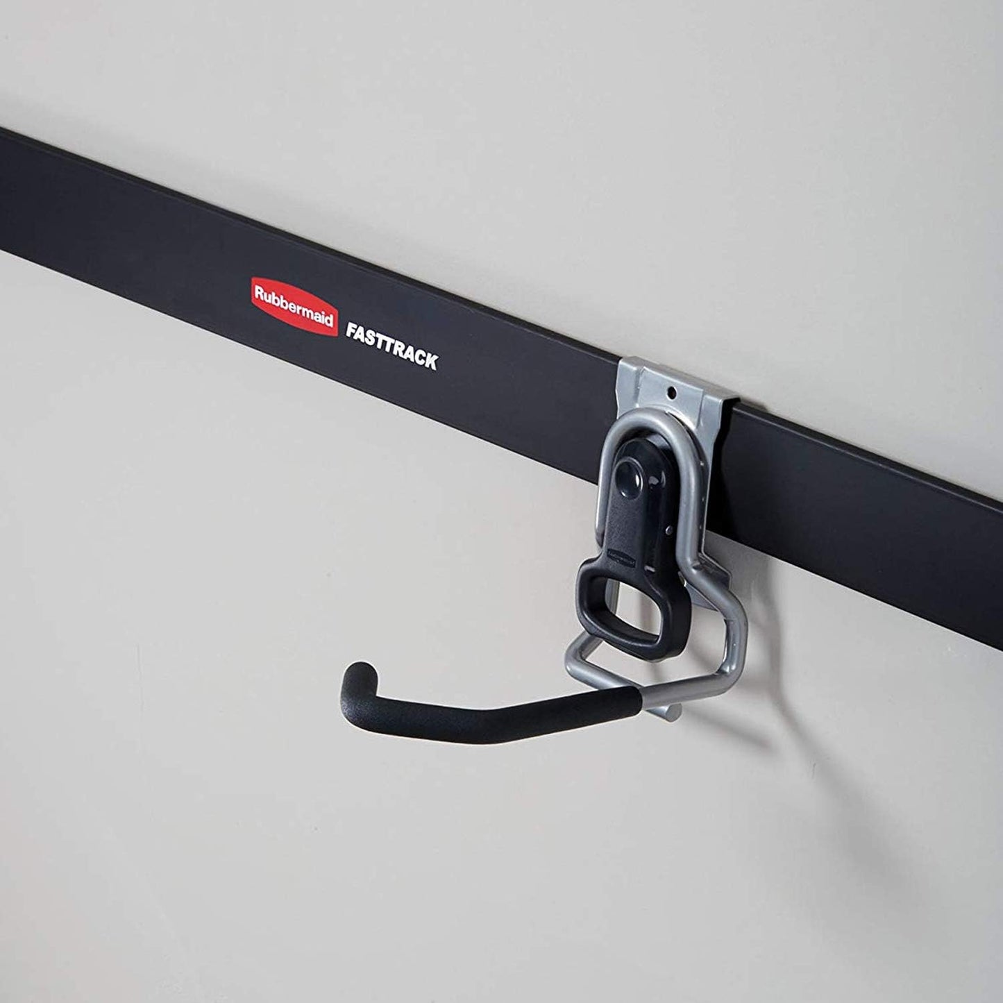 Rubbermaid Fasttrack Heavy-Duty Bicycle Storage Wall Hook - Vertical Bike Rack for Bikes Up to 50 lbs (4 Pack)