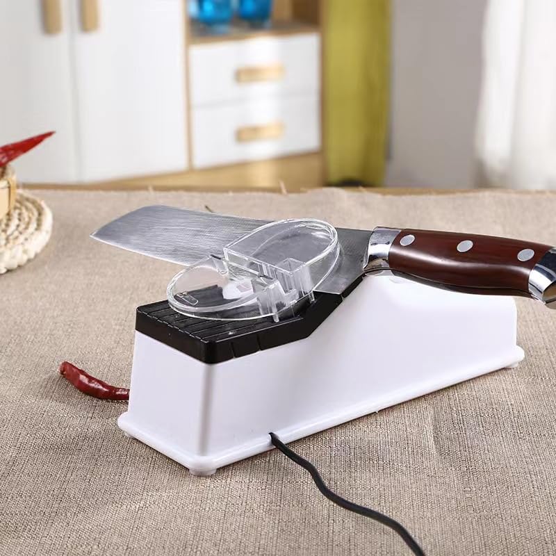 Surudoisharp Pro Electric Knife Sharpener, 2025 NEW Surudoish Sharp Pro, Surudo Sharp Pro, Surudoisharp Pro Electric Knife Shaper, 5 Seconds for Quick Sharpening & Polishing With Protective (1pcs)