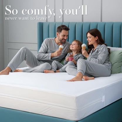 Utopia Bedding King Size Mattress Protector - 100% Waterproof & Bed Bug Proof Encasement | Pack of 10