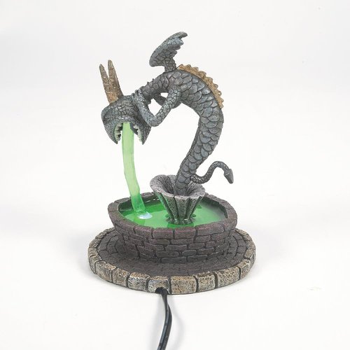 Department 56 | The Nightmare Before Christmas Town Square Fountain Figurine - 5 Inch, Multicolor
