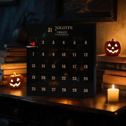 31 Nights of Fright Halloween Countdown Box - Advent Calendar with Mini Horror Figurines | 2025 Edition