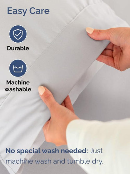 Extra Deep Cal King Sheet Set - 6 Piece Breathable and Cooling Sheets - Hotel Luxury Bedding for Women, Men, Kids & Teens - Easy Secure Fit - Soft and Wrinkle Free - Extra Deep Pockets - French Grey