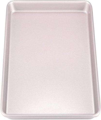 CHEFMADE Non-Stick Baking Sheet Pan - 17-Inch Carbon Steel Cookie Sheet for Oven Roasting | Champagne Gold