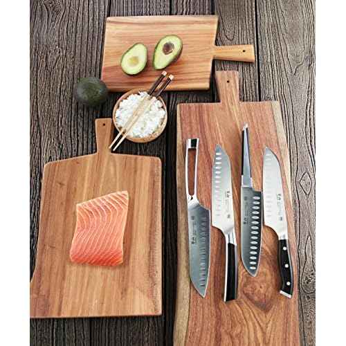 Cangshan N Series 59113 German Steel Forged Santoku Knife, 7-Inch