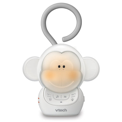 VTech Communications Myla The Monkey Baby Sleep Soother - White Noise Machine with 5 Sounds & Soft-Glow Night Light