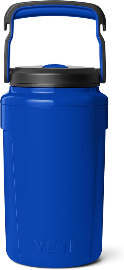 YETI Silo Half Gallon Insulated Water Jug - Leakproof Sports Bottle with Straw Cap & Fence Hook - Ice-Cold Drinks, Royal Blue