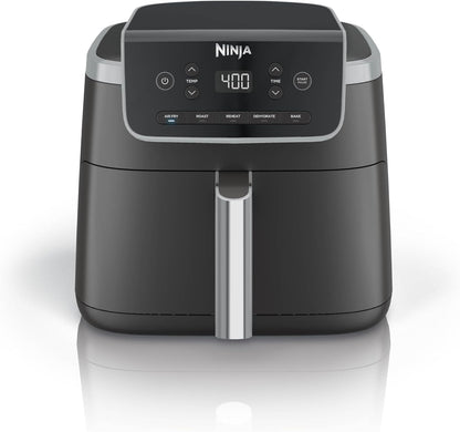 Ninja Air Fryer - 5 QT Capacity for Up to 4lbs of Fries | 5-in-1 Cooking Functions | Grey