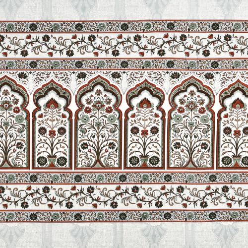 Indian Hand Block Print Cotton Bedsheet Set King Size 100x108 Inch Style 9