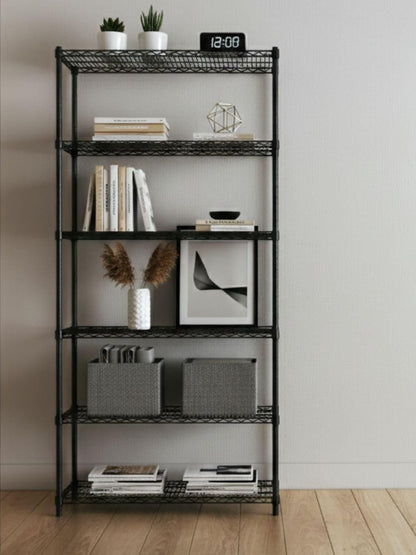 Regine Switzerland 5-Tier Metal Garage Storage Shelving Unit - Adjustable & Freestanding (36 in. W x 72 in. H x 14 in. D)