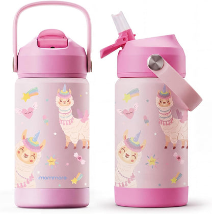 Mommore Kids Water Bottle - 12 Oz Insulated Stainless Steel, Leakproof & BPA-Free, Unicorn Design