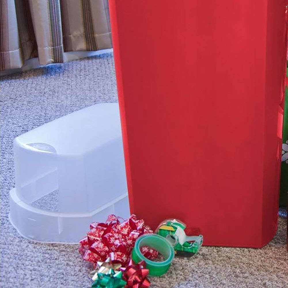 Sterilite Christmas Holiday Gift Wrapping Paper Storage Box - 30 Inch Capacity