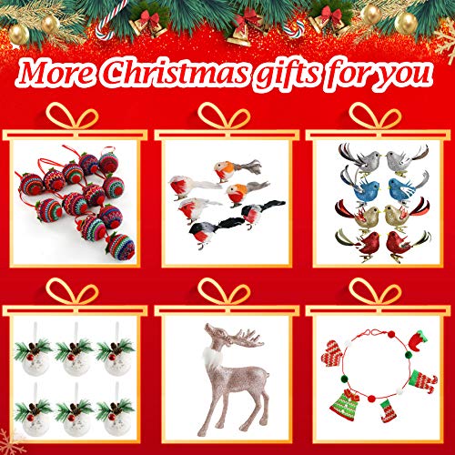 12-Inch Knitted Christmas Tree Balls Set - Style 6 Holiday Decor