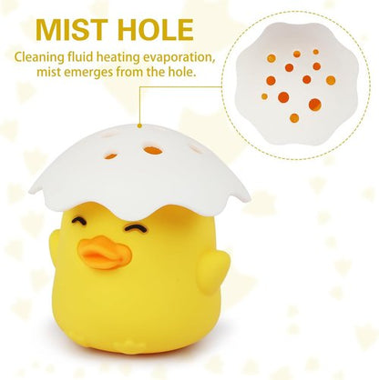 Duck Microwave Cleaner - Effortless Steam Cleaning with Vinegar & Water | Yellow Kitchen Gadget