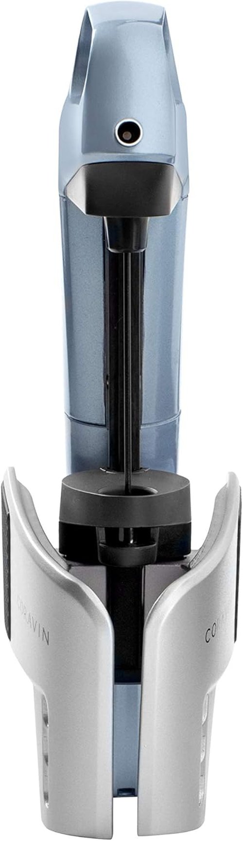 Coravin Limited Edition Preservation System and Wine Bottle Opener, Includes 4 Argon Capsules, Steel Blue