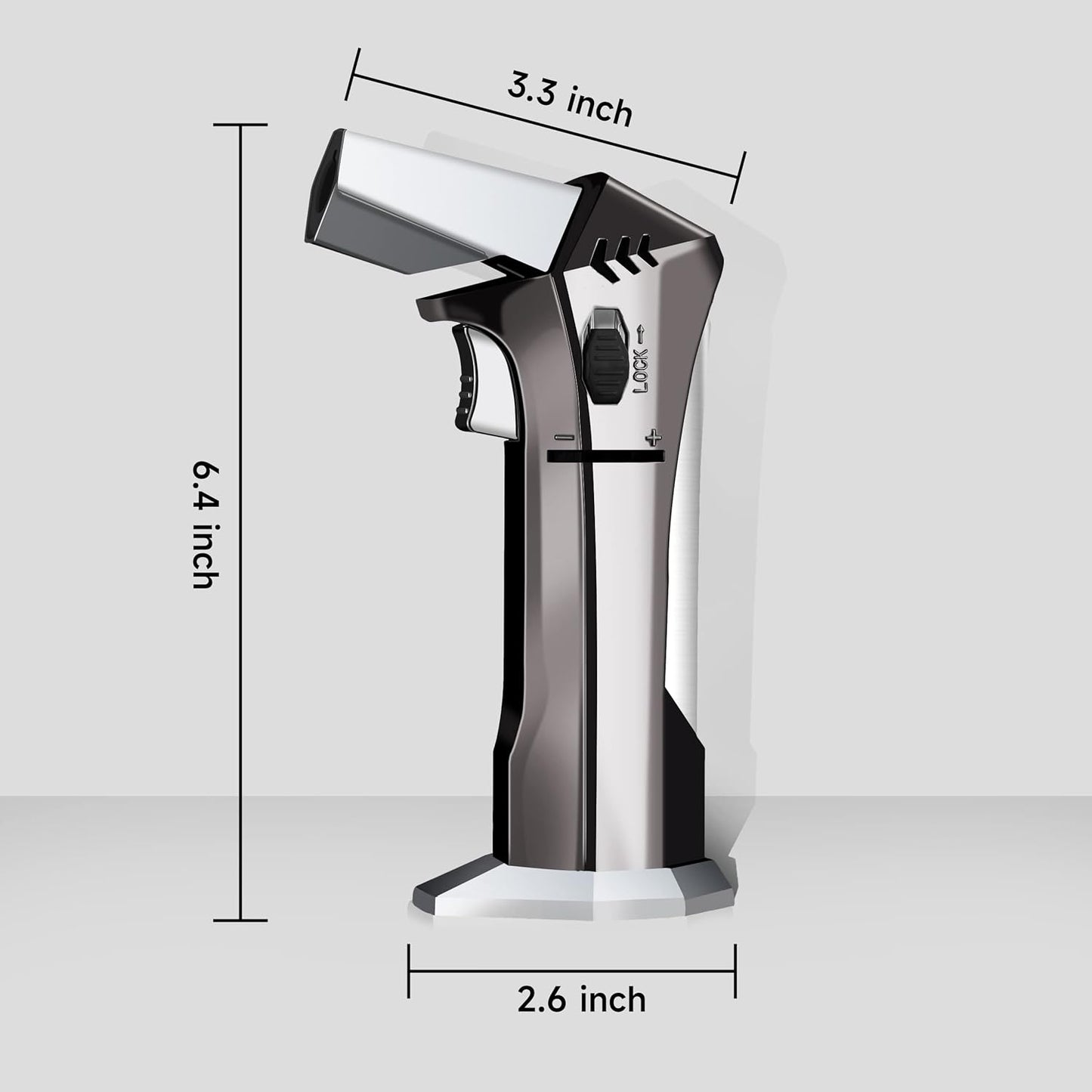 Skiennix Kitchen Torch - Adjustable Flame Culinary Torch for Perfect Cooking | Versatile & Easy to Use