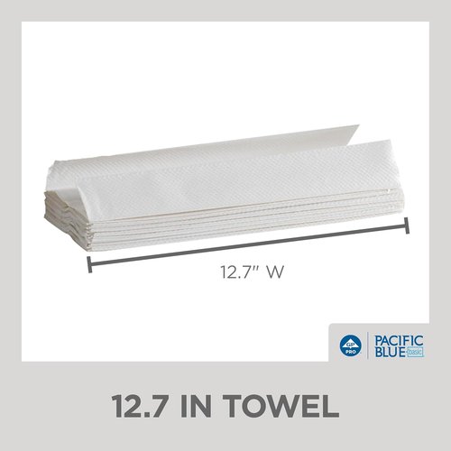 GP PRO Pacific Blue C-Fold Paper Towels - White, 240 Towels Per Pack, 10 Packs for Ultimate Cleanliness