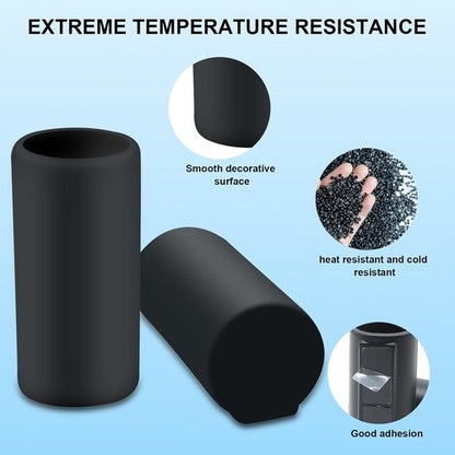 Car Chapstick Holder 2 Pack Lip Balm Holder for Women Upright Chapstick Holder Car Accessories are Suitable for Various Models（Black）