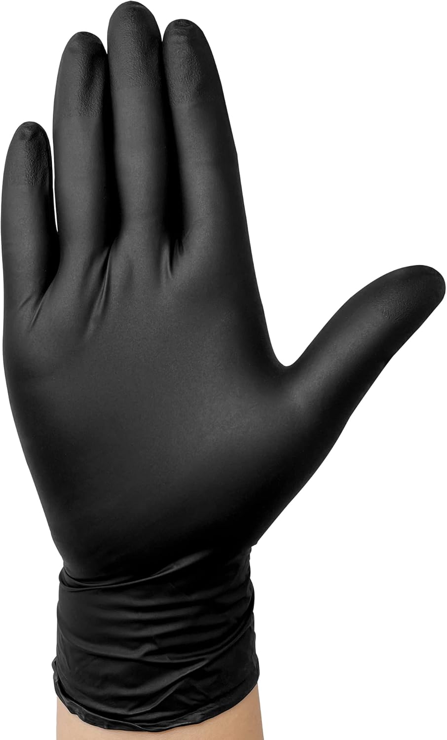 TitanFlex Disposable Nitrile Exam Gloves - 6-Mil Heavy Duty, Black, Latex-Free & Food Safe