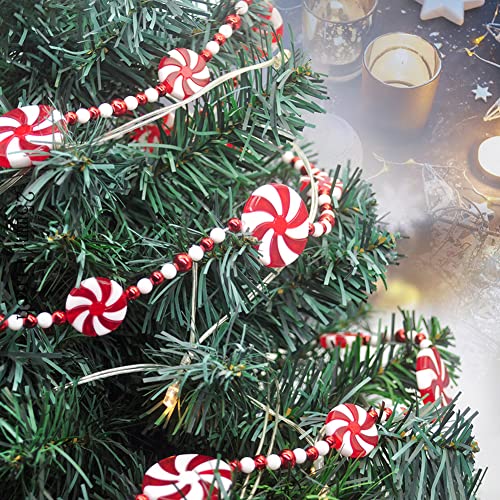 Christmas Candy Cane Ornaments Set - Red & White 2.5 Inch, 72 pcs Hanging Decorations for Xmas Tree & Holiday Party