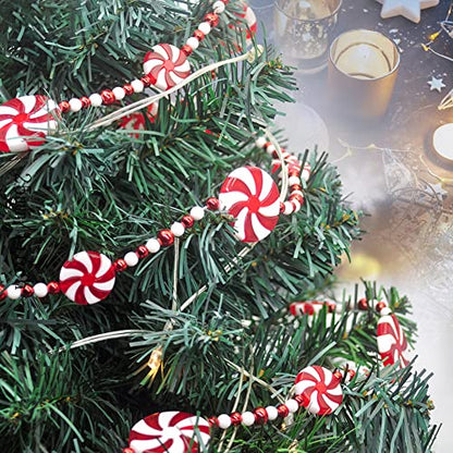 Christmas Candy Cane Ornaments Set - Red & White 2.5 Inch, 72 pcs Hanging Decorations for Xmas Tree & Holiday Party