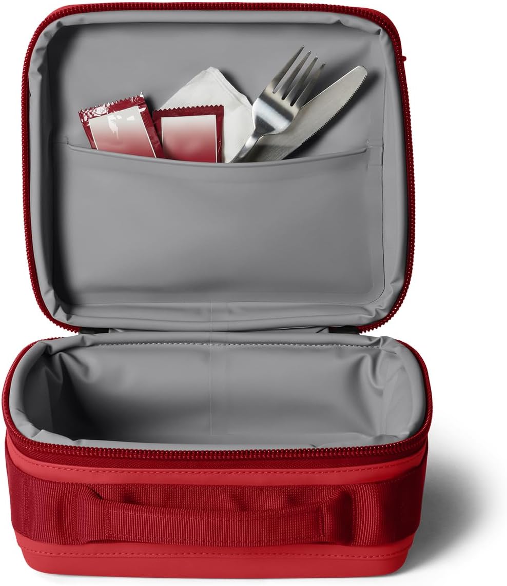 YETI Daytrip 3L Insulated Soft Cooler - Perfect for Lunches | Vibrant Rescue Red Color