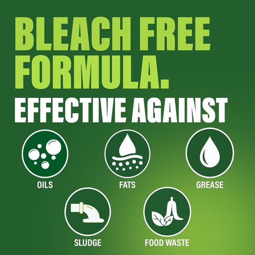 Green Gobbler Enzyme Drain Cleaner - Breaks Down Grease, Paper & Fat | Controls Odors | 1 Gallon