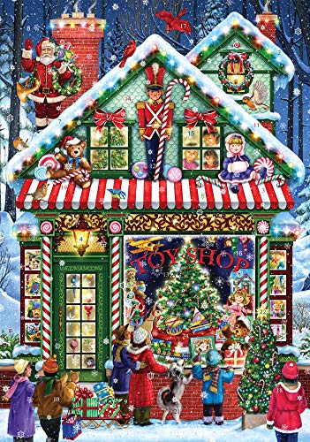 Toy Shop Advent Calendar with Holiday Pictures - Countdown to Christmas, Vermont Christmas Company, Variation 1