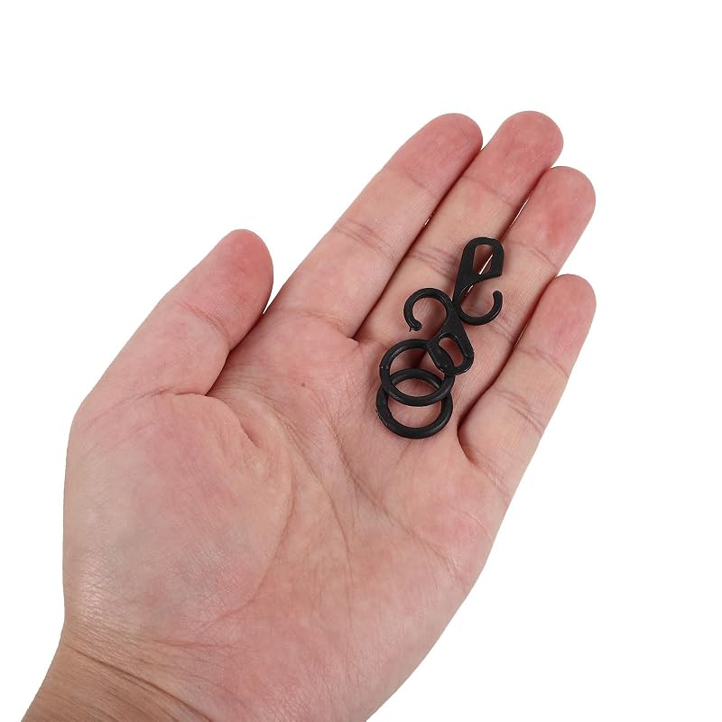 Grandfather Clock Weight Hooks and Ring Set - 2 Pairs 2.30x1.20x0.20 cm DIY Replacement