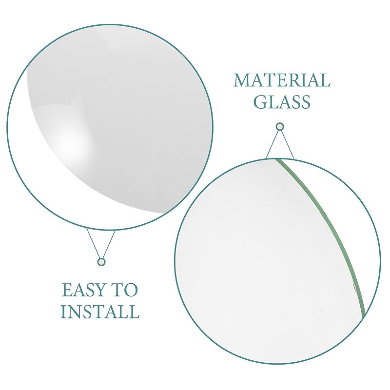 Replacement Glass Dome for Wall Clock - 13.5 cm Premium Convex Cover