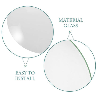 Replacement Glass Dome for Wall Clock - 13.5 cm Premium Convex Cover