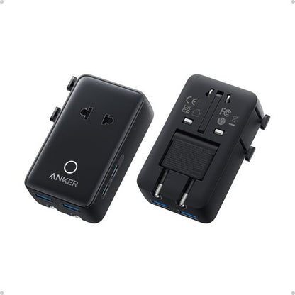 Anker Nano Travel Adapter - 5-Port Power Adapter with Smart Temperature Control | 20W, Works in 200+ Countries