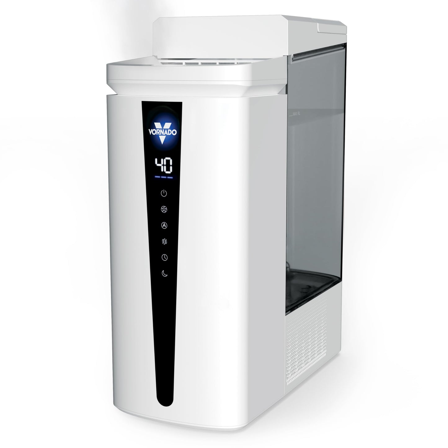 Vornado MISTIC 6 Whole Room Ultrasonic Humidifier, Top-Fill, Aromatherapy, 1.5-Gallon Tank, 3-Gallon Output, Warm or Cool Mist Humidifier, Automatic Humidity Control, Included Scent Pads
