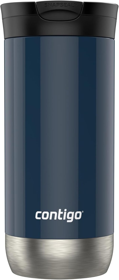 Contigo Byron 2.0 Travel Mug - 16 oz Insulated Coffee Cup in Blueberry Color