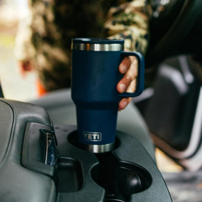 YETI Rambler 30 oz Travel Mug - Stainless Steel, Vacuum Insulated, Leakproof & Cup Holder Friendly