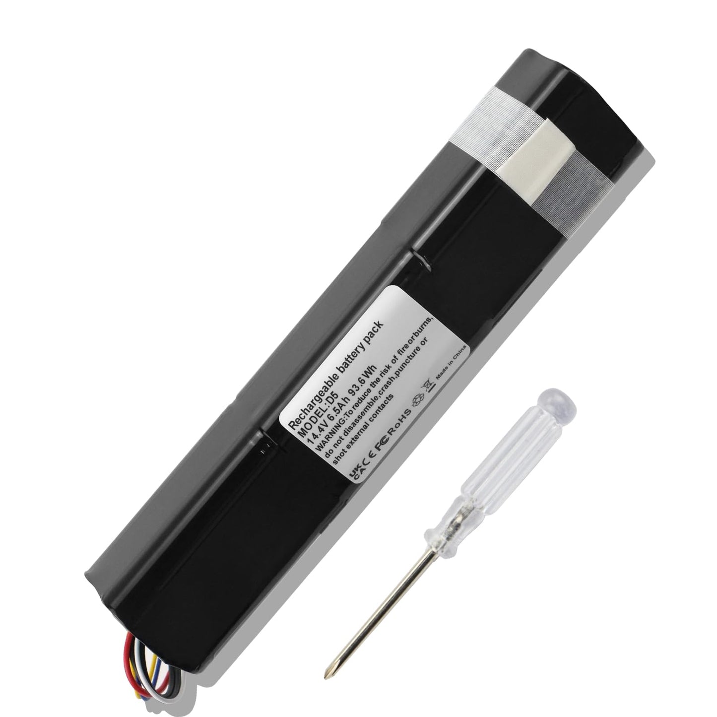 MULS 6500mAh Battery for Neato D3 D4 D5 D6 D7 Neato Botvac D3+ D301 D303 D5+ D502 D503 D701 D702 D703 D705 Robotic Vacuum Cleaners 945-0225 945-0266 14.4V