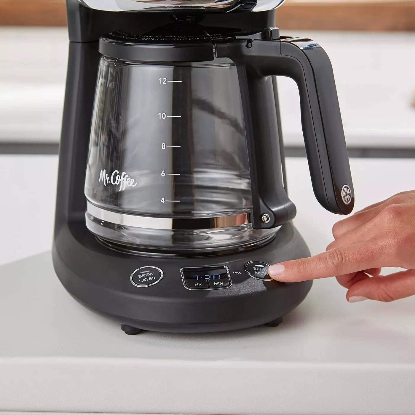 Mr. Coffee® 12-Cup Programmable Coffeemaker - Brew Fresh Coffee Anytime | Easy-to-Use Design