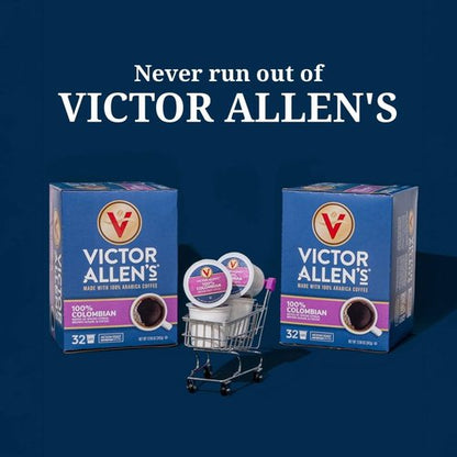 Victor Allen's Coffee Decaf Donut Shop Blend, Medium Roast, 80 Count, Single Serve Coffee Pods for Keurig K-Cup Brewers