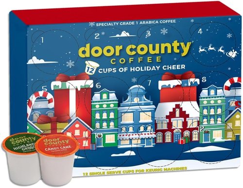 Holiday Cheer Coffee by [Brand Name] - 12 Single Serve Cups Gift Box | 2025 Advent Calendar with Unique Flavors