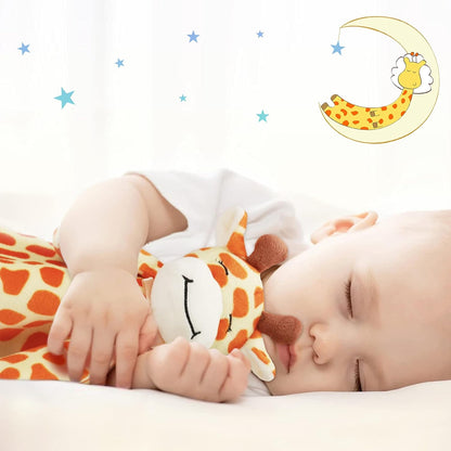 Pro Goleem Giraffe Lovey - Soft Security Blanket & Snuggle Toy for Infants | 16-Inch Unisex Baby Gift