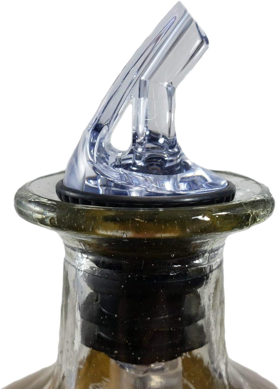 Speed Pourer - Patron Pour Spout - Made 100% In The USA. Free Flow Bar Spouts That Don't Leak - No Cracks, Just A Smooth Cocktail Pour Every Time. (Clear)