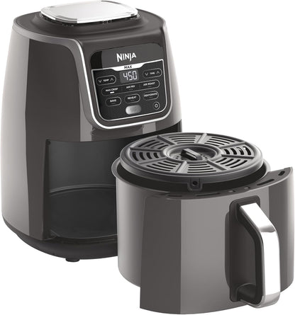 Ninja AF161 Max XL Air Fryer - 5.5 Quart Capacity | Cooks, Crisps, Roasts & Dehydrates - Grey Finish